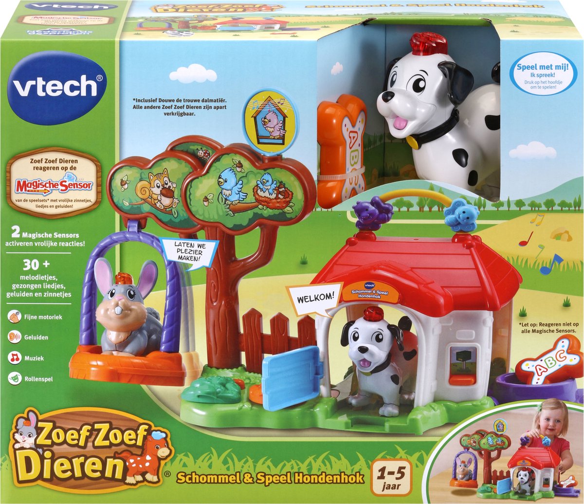Vtech Zoef Zoef Dieren Schommel & Speel Hondenhok