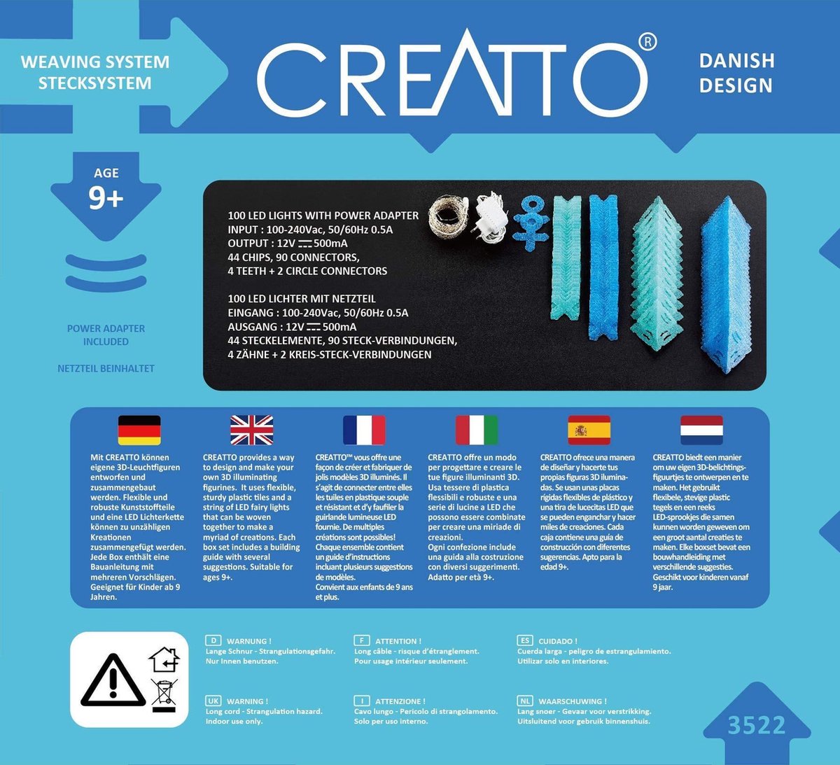 Kosmos Uitgevers knutselset Creatto Haai junior 242 delig - Blauw