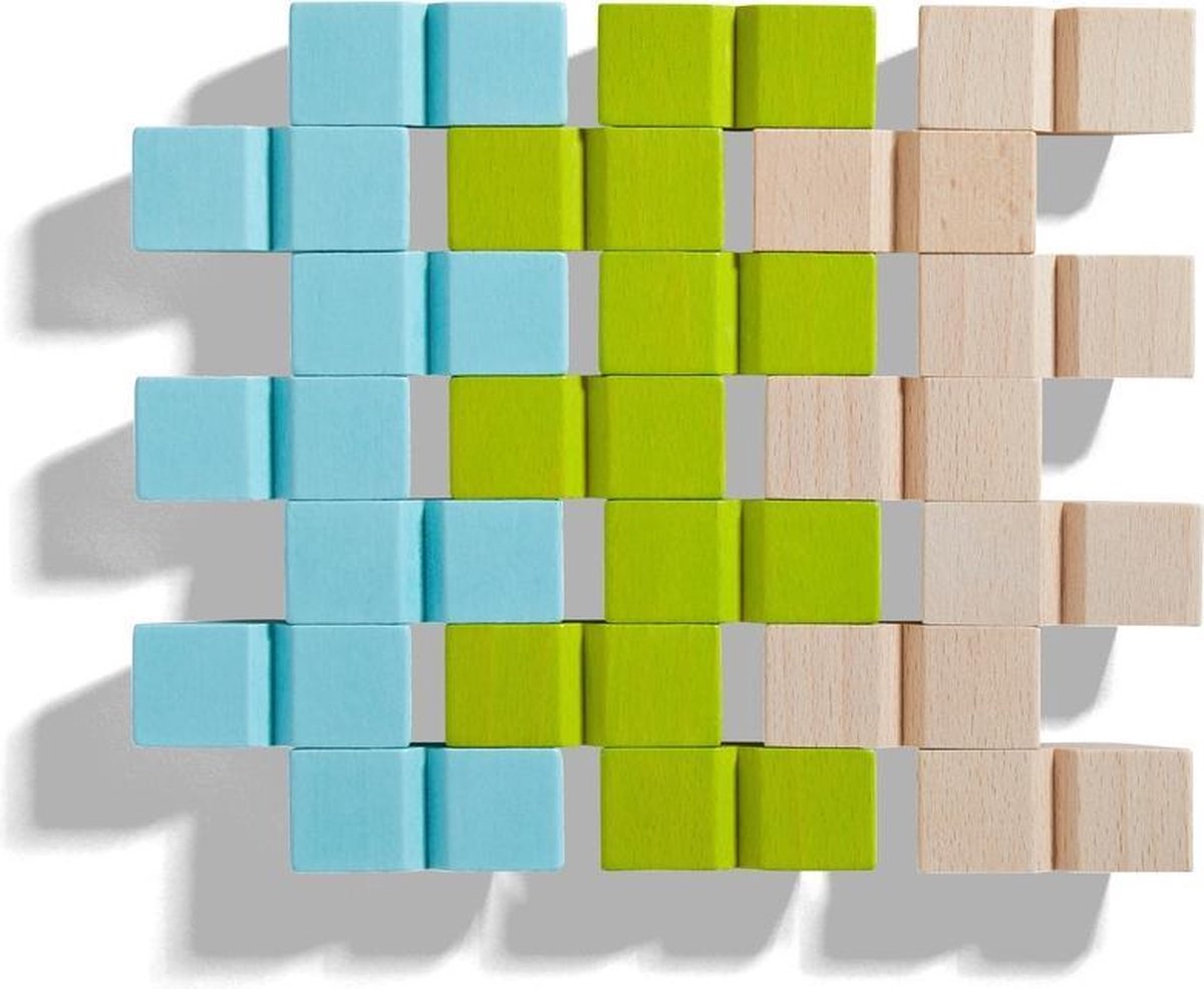HABA stapelblokken 3D compositie 15 cm junior hout 22 delig