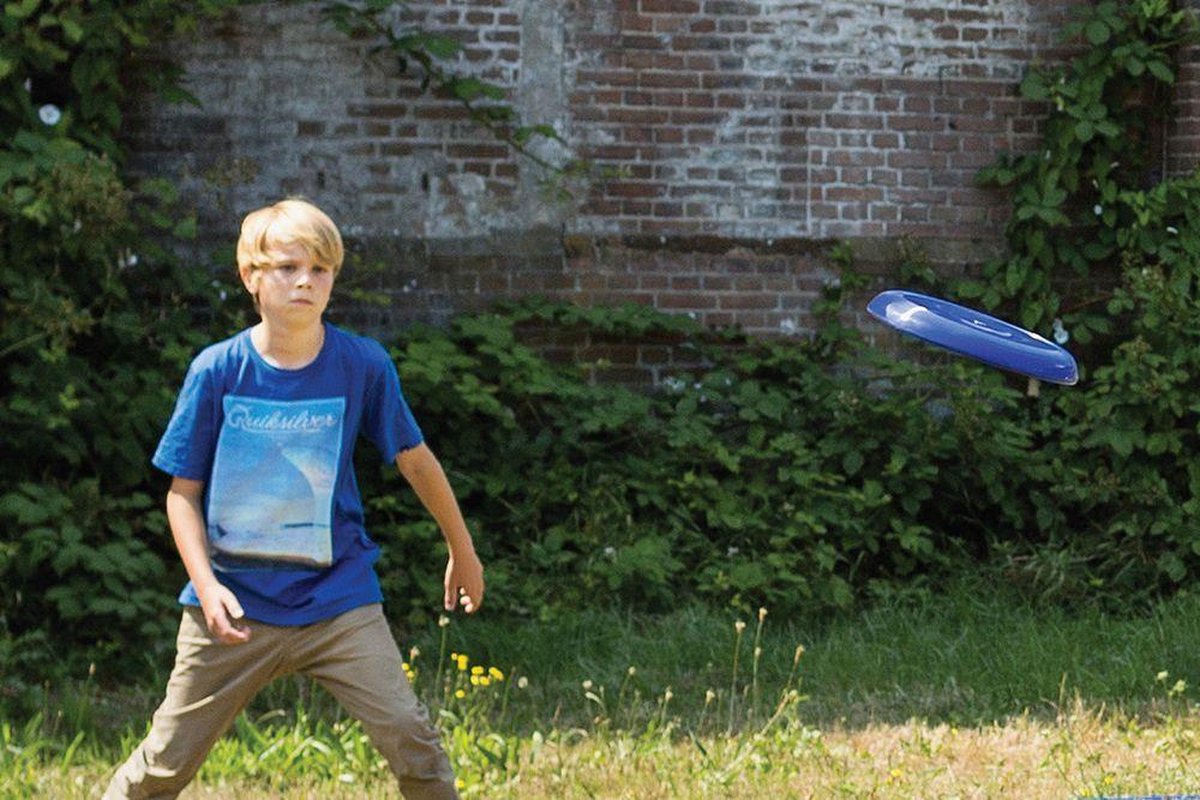 BS Toys frisbeeset Ultimate Disk hout 8 delig - Blauw