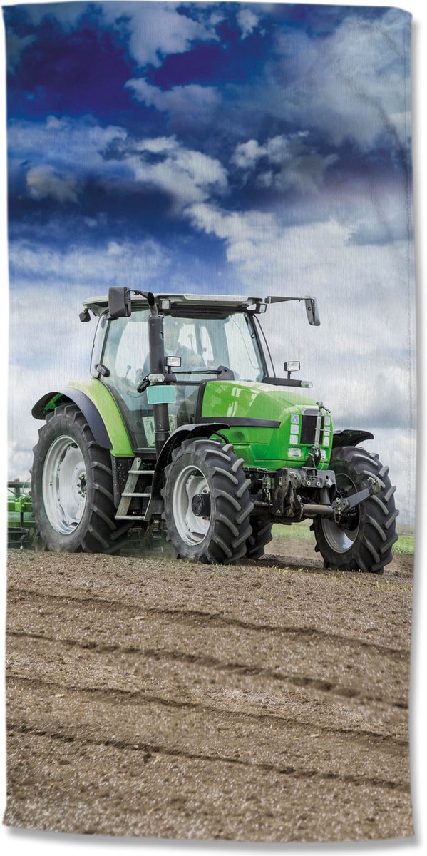 Good Morning strandlaken Strong 75 x 150 cm velours - Groen