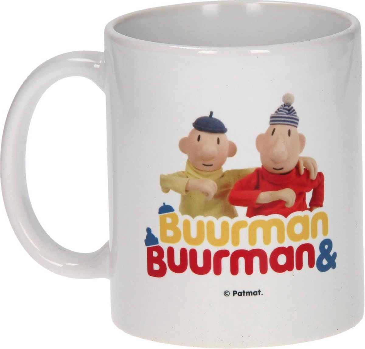 Buurman en Buurman mok junior ladder 12 x 11 cm keramiek - Wit