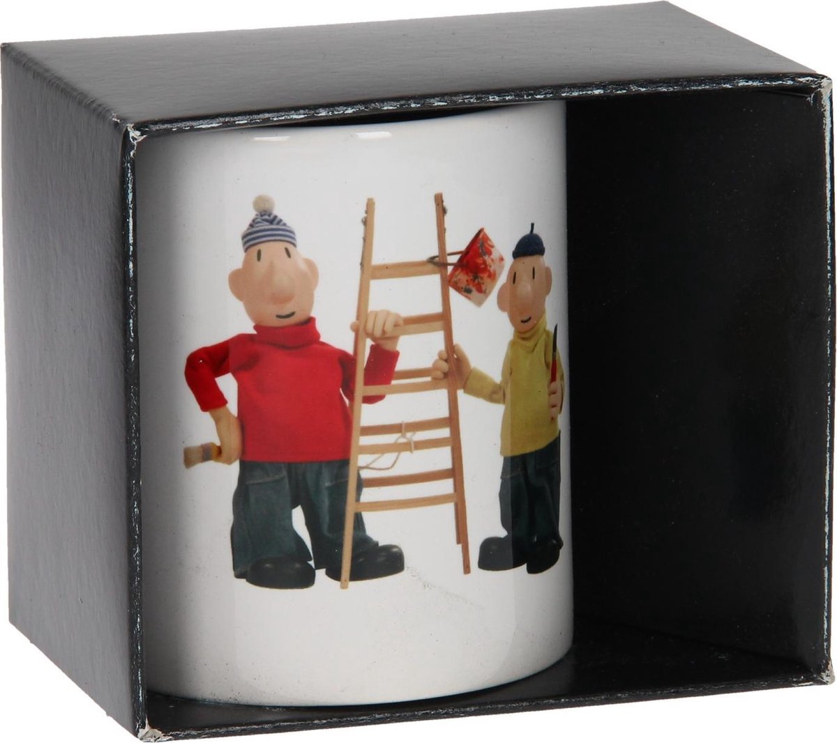 Buurman en Buurman mok junior ladder 12 x 11 cm keramiek - Wit