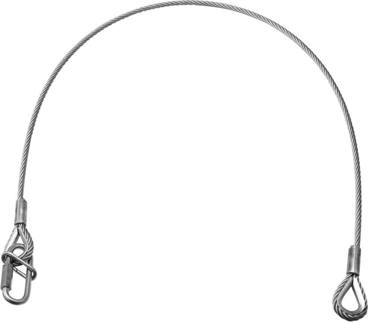 Eurolite safetykabel 5 kilogram zilver - Silver