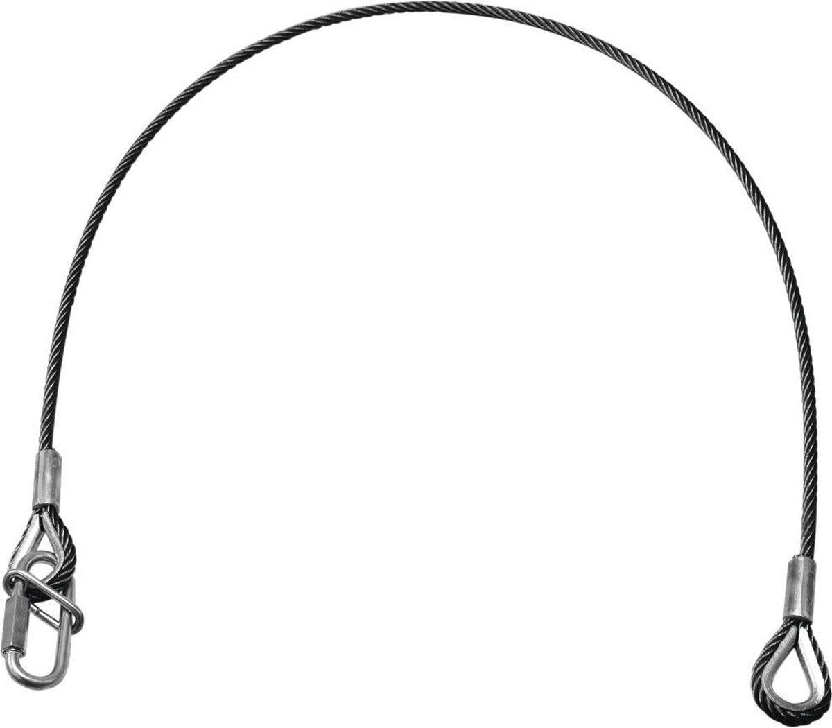 Eurolite safetykabel 5 kilogram zwart