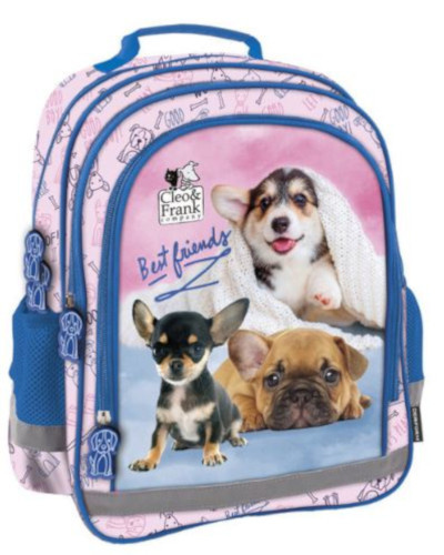 Cleo & Frank rugzak meisjes 19 liter 38 cm polyester - Roze