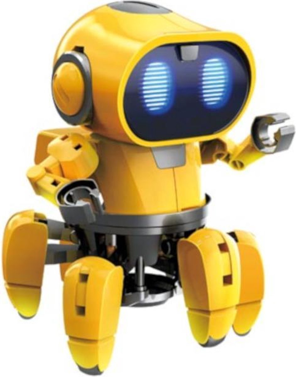 Velleman robot kit Tobbie 12,6 x 13,8 x 16,5 cm 107 delig - Geel
