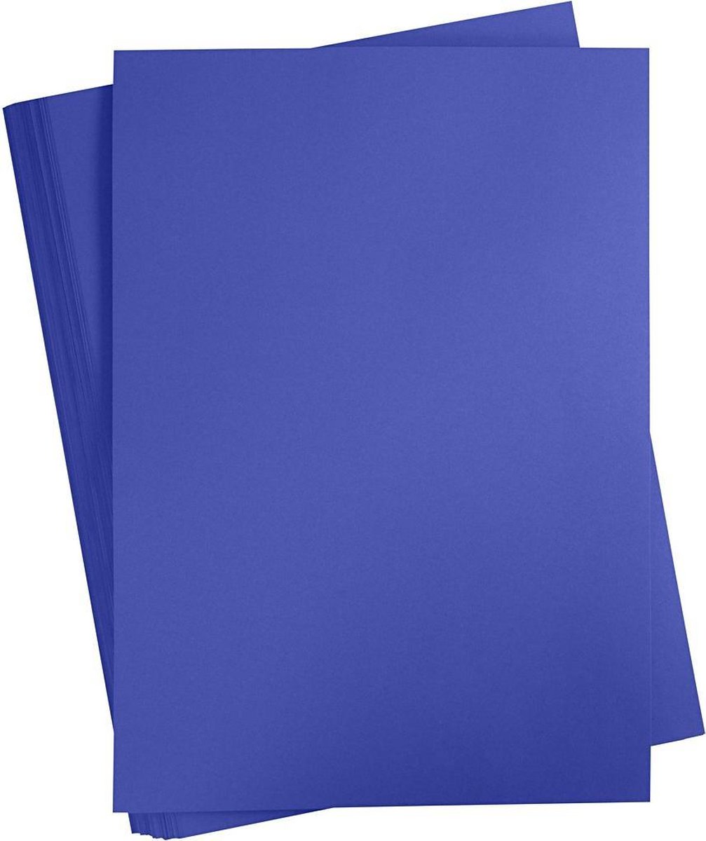 Colortime karton A2 donkerblauw 10 vellen