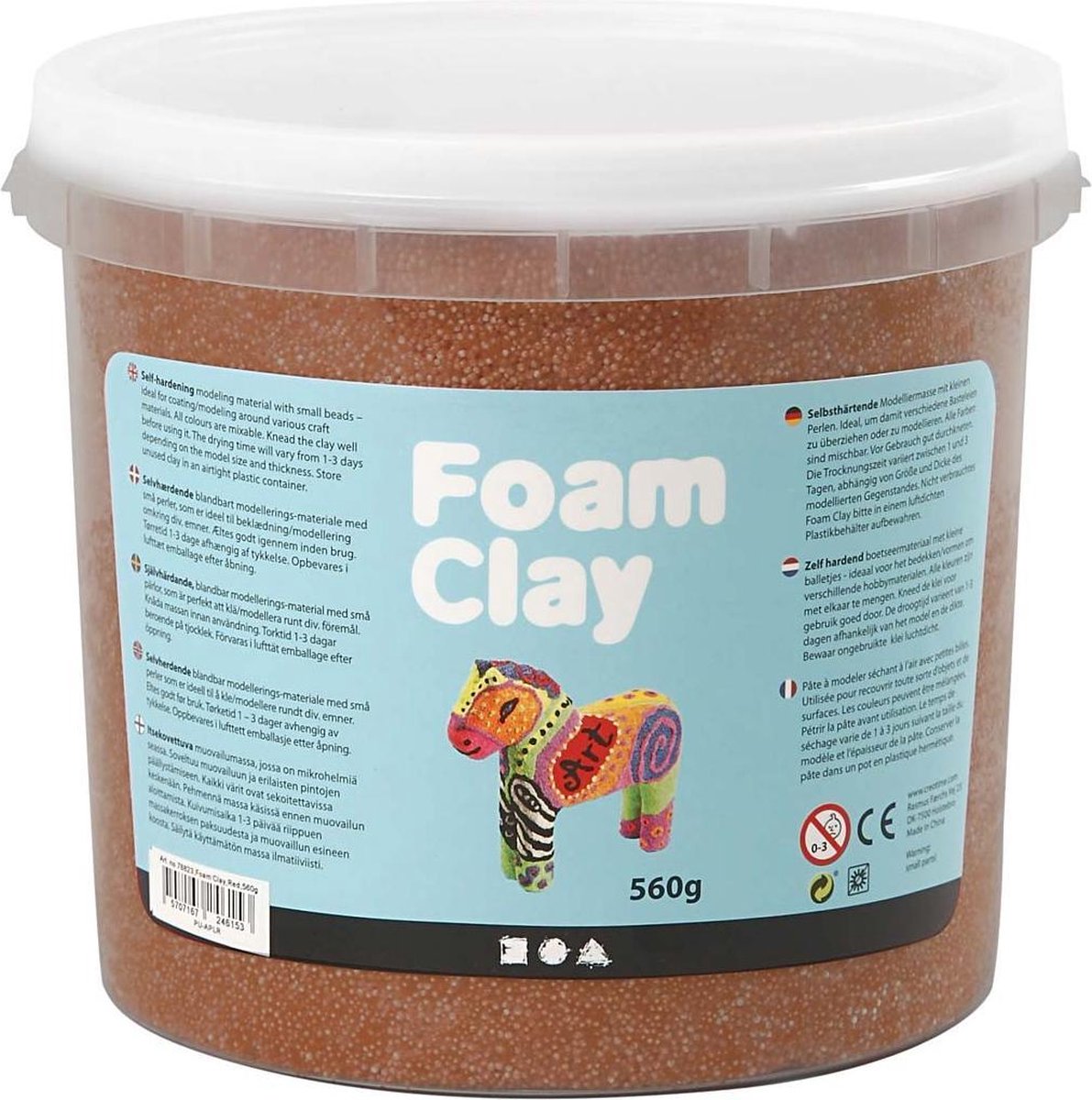 Foam Clay 560 gram - Bruin