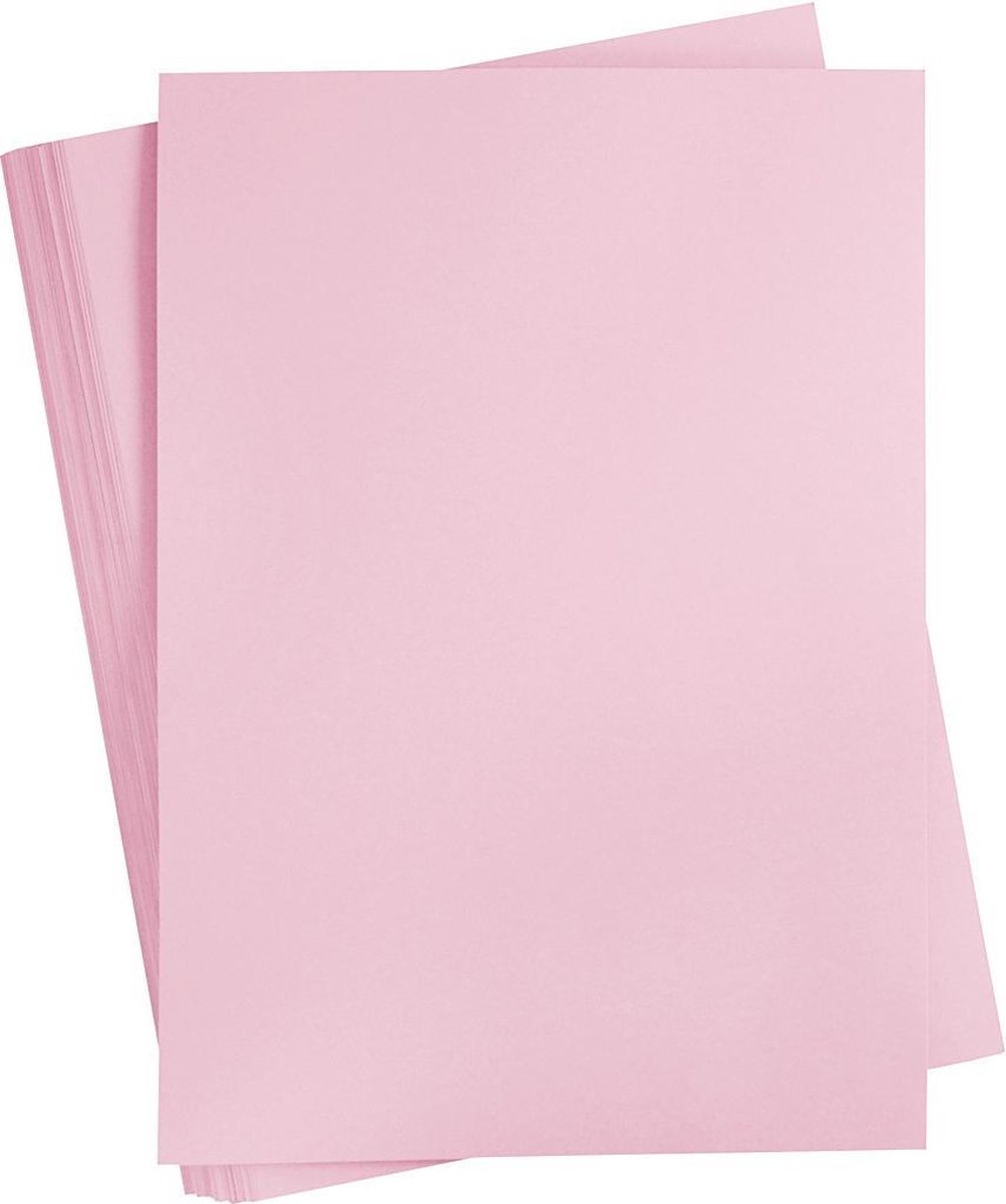 Colortime karton A2 licht 10 vellen - Roze