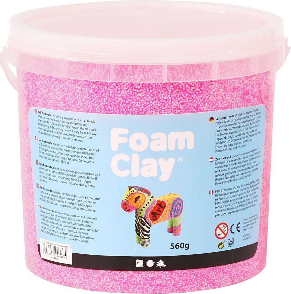 Foam Clay 560 gram - Roze