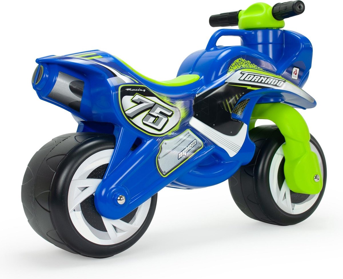 Injusa loopmotor Tundra Tornado jongens 69 cm blauw/groen