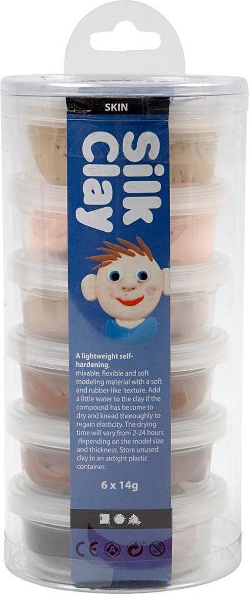 Silk Clay kleiset Skin 6 x 14 gram 7 delig (79142)