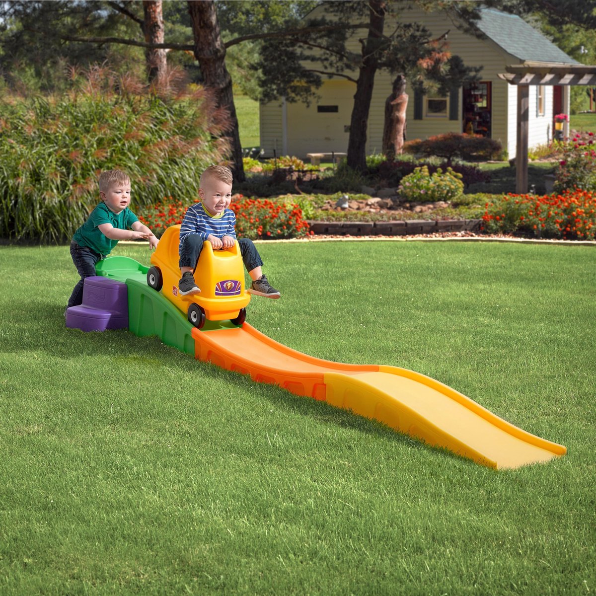 Step2 mini achtbaan Up & Down 312,4 cm - Geel