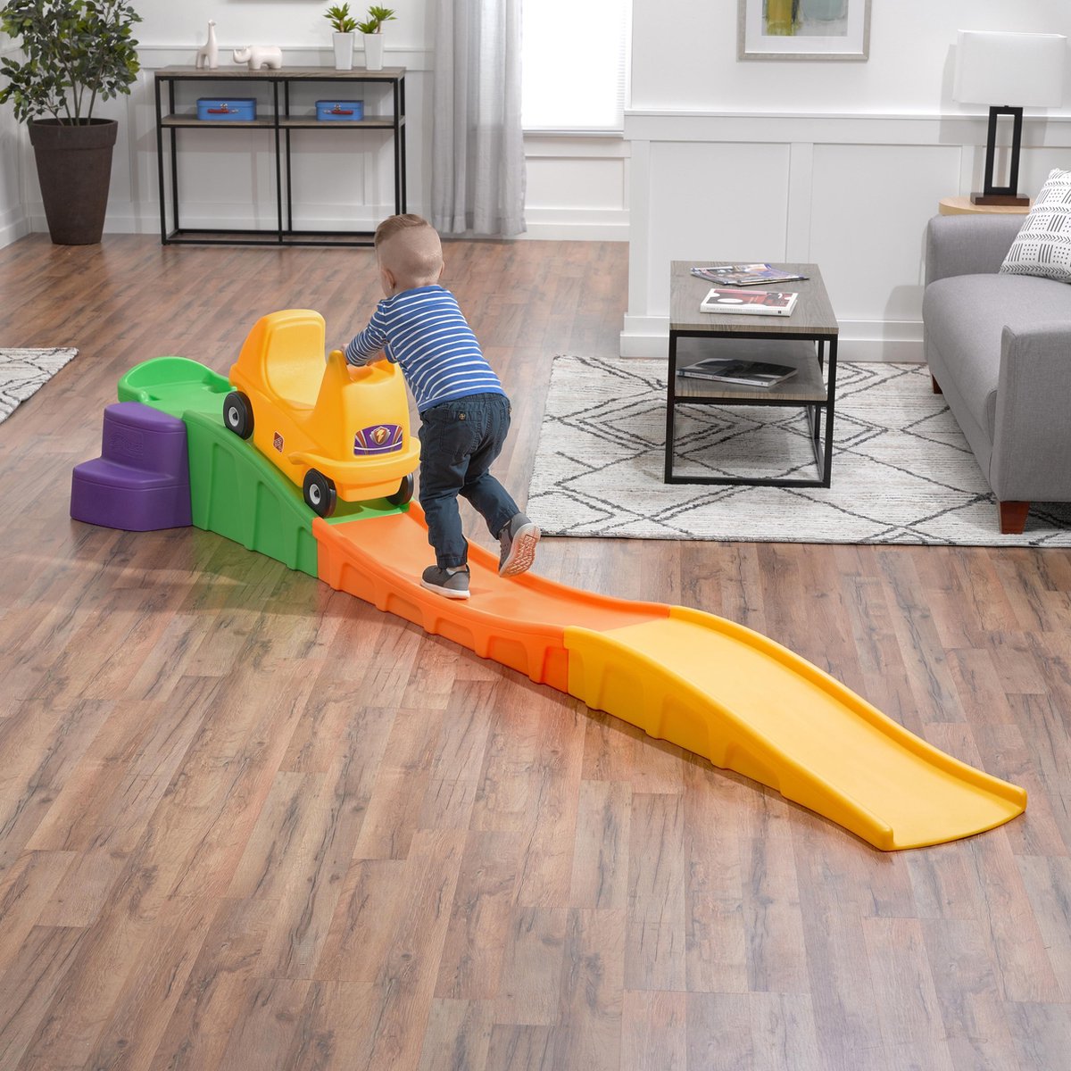 Step2 mini achtbaan Up & Down 312,4 cm - Geel