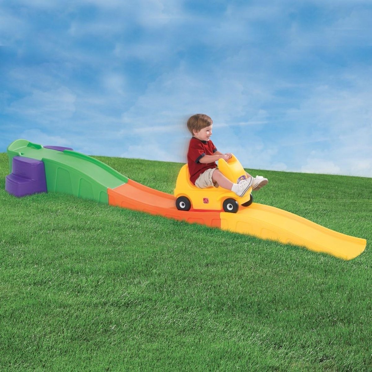 Step2 mini achtbaan Up & Down 312,4 cm - Geel
