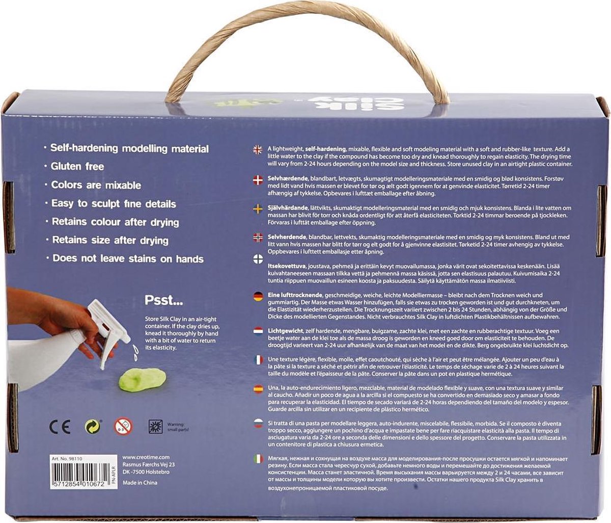 Silk Clay kleiset 18 x 14 gram / 10 x 40 gram 31 delig