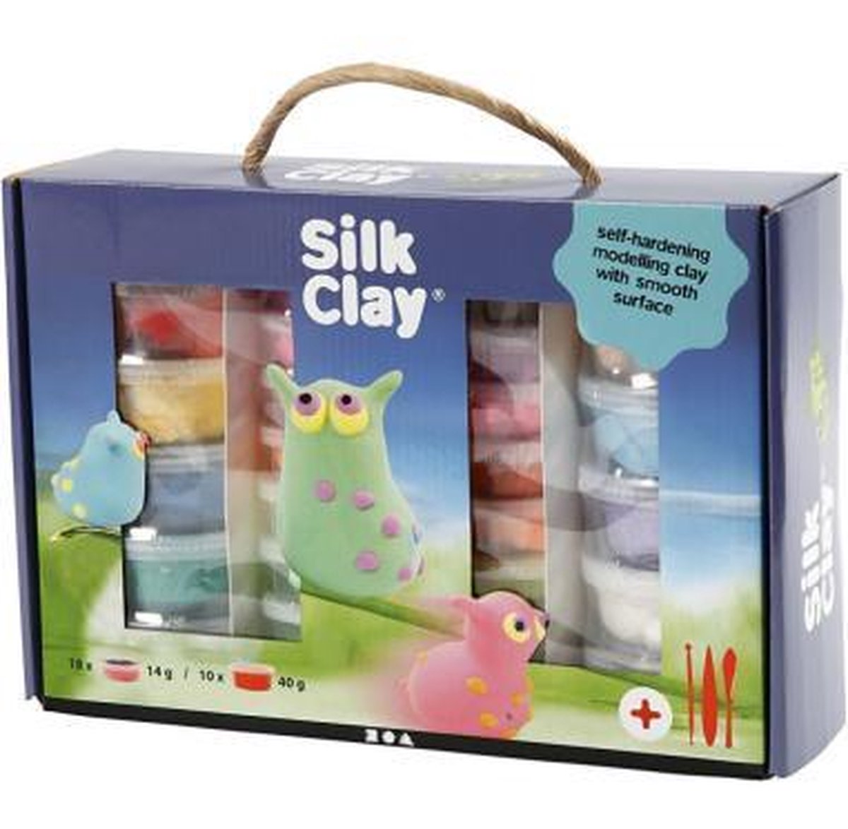 Silk Clay kleiset 18 x 14 gram / 10 x 40 gram 31 delig