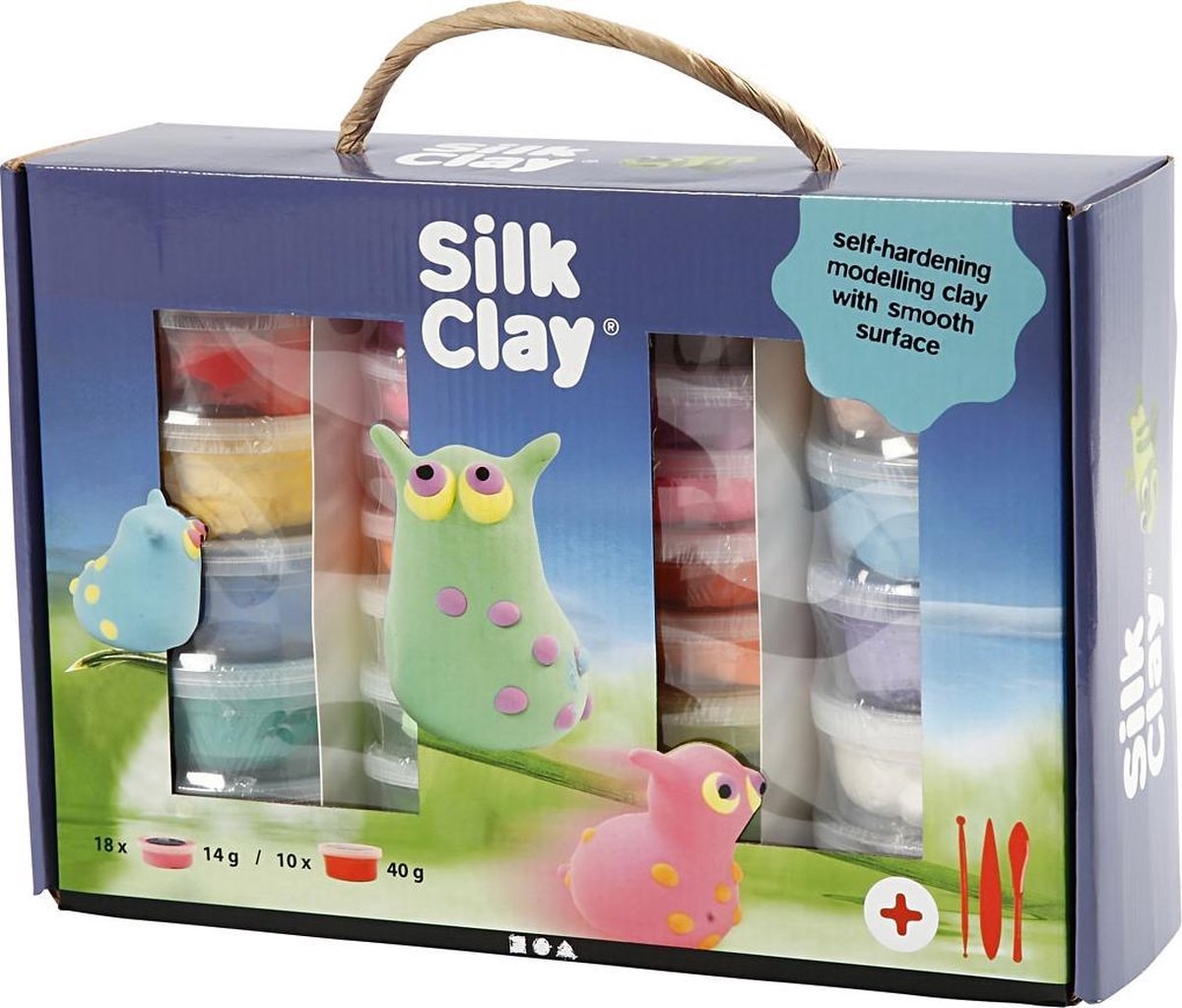 Silk Clay kleiset 18 x 14 gram / 10 x 40 gram 31 delig