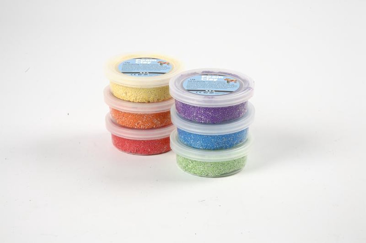 Foam Clay kleiset Metallic 6 x 14 gram 7 delig (78811)