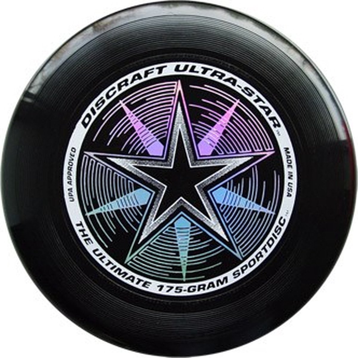 Discraft Ultra Star frisbee 27,5 cm 175 gram - Zwart