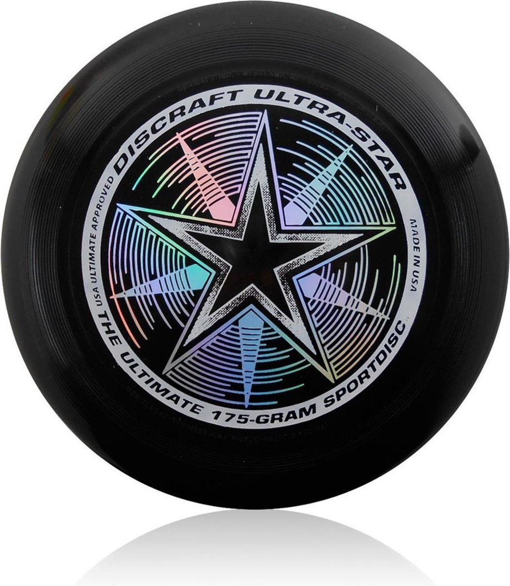 Discraft Ultra Star frisbee 27,5 cm 175 gram - Zwart