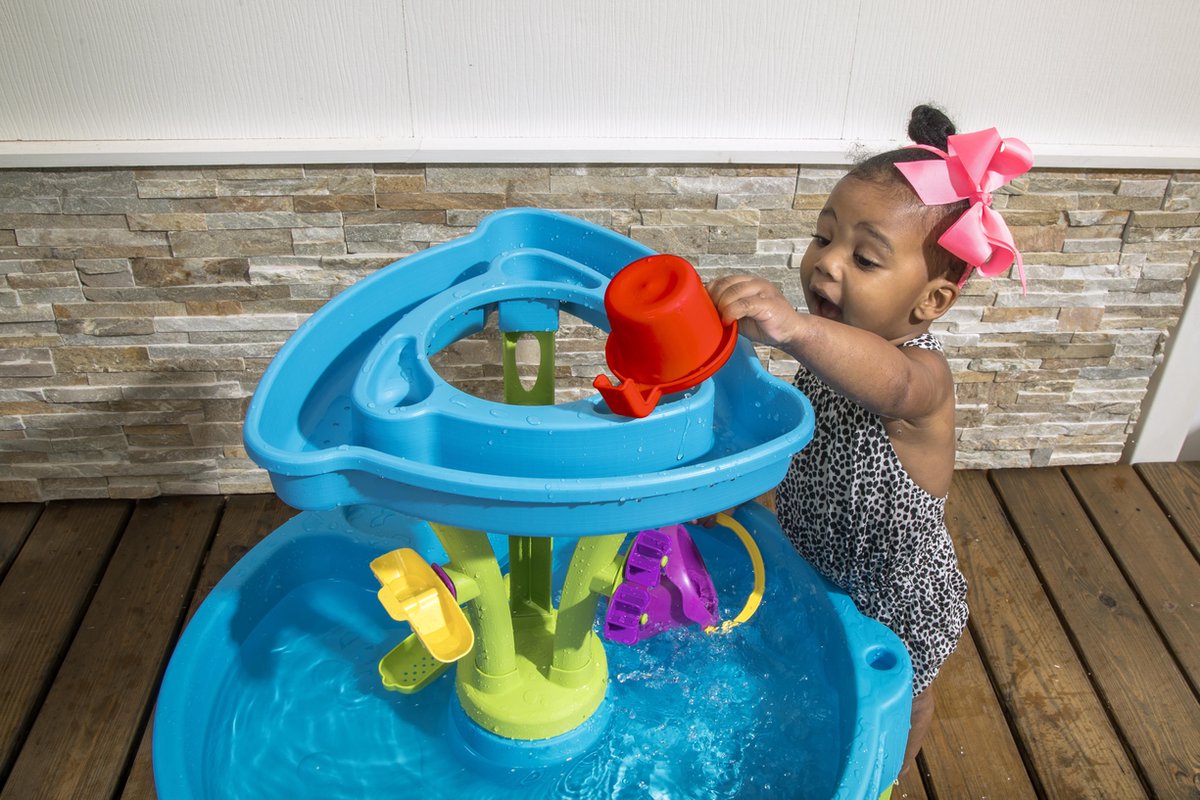 Step2 watertafel Summer Showers Splash Tower 66 cm - Blauw