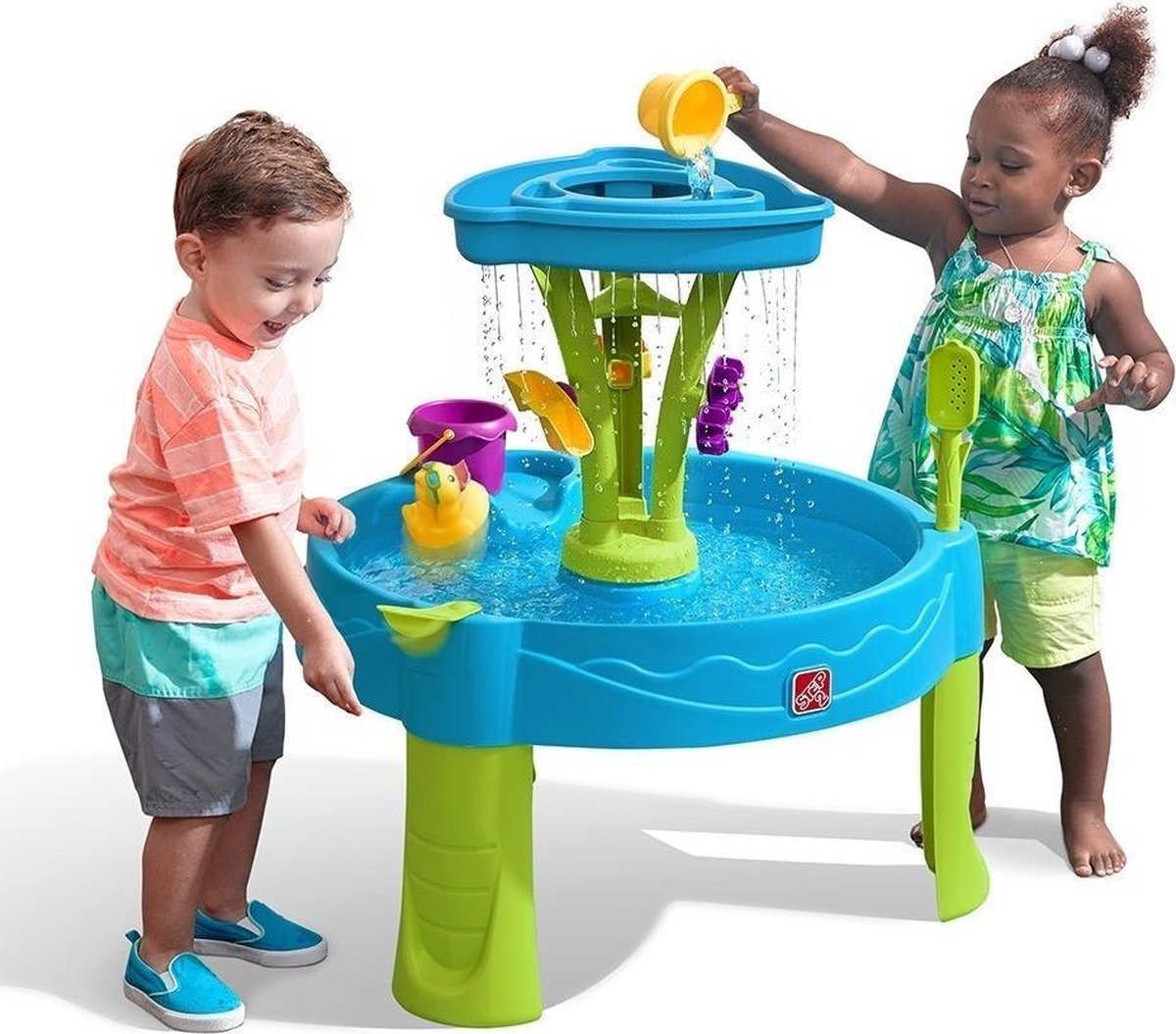 Step2 watertafel Summer Showers Splash Tower 66 cm - Blauw