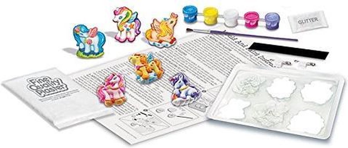 4M gips gieten en verven eenhoorn (Franstalig)