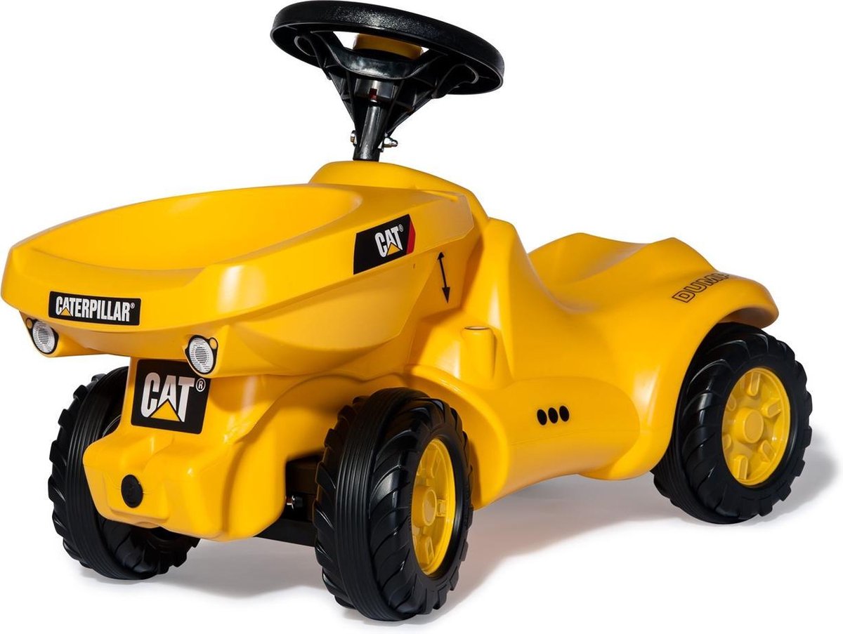 Rolly Toys looptractor RollyMinitrac Dumper Cat junior - Geel