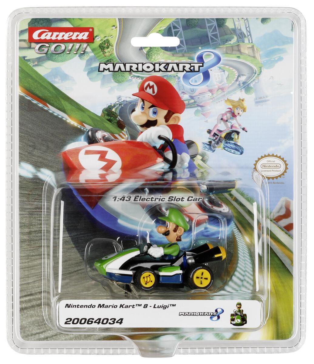 Carrera Go racebaan auto Nintendo Mario Kart™ 8 Luigi - Verde
