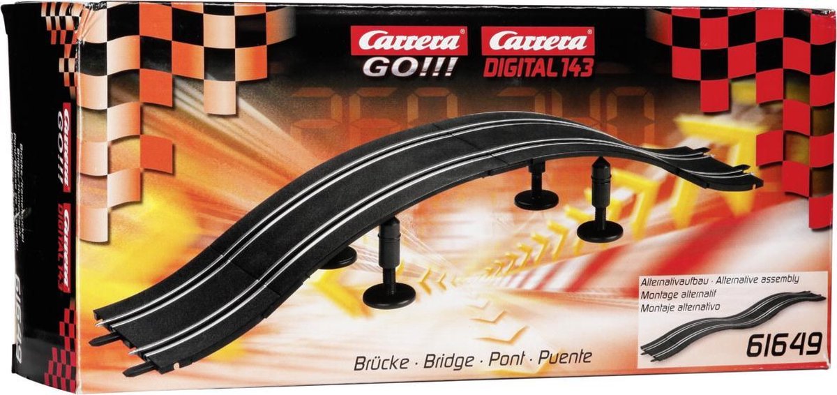 Carrera Go Brugbaan kunststof - Zwart