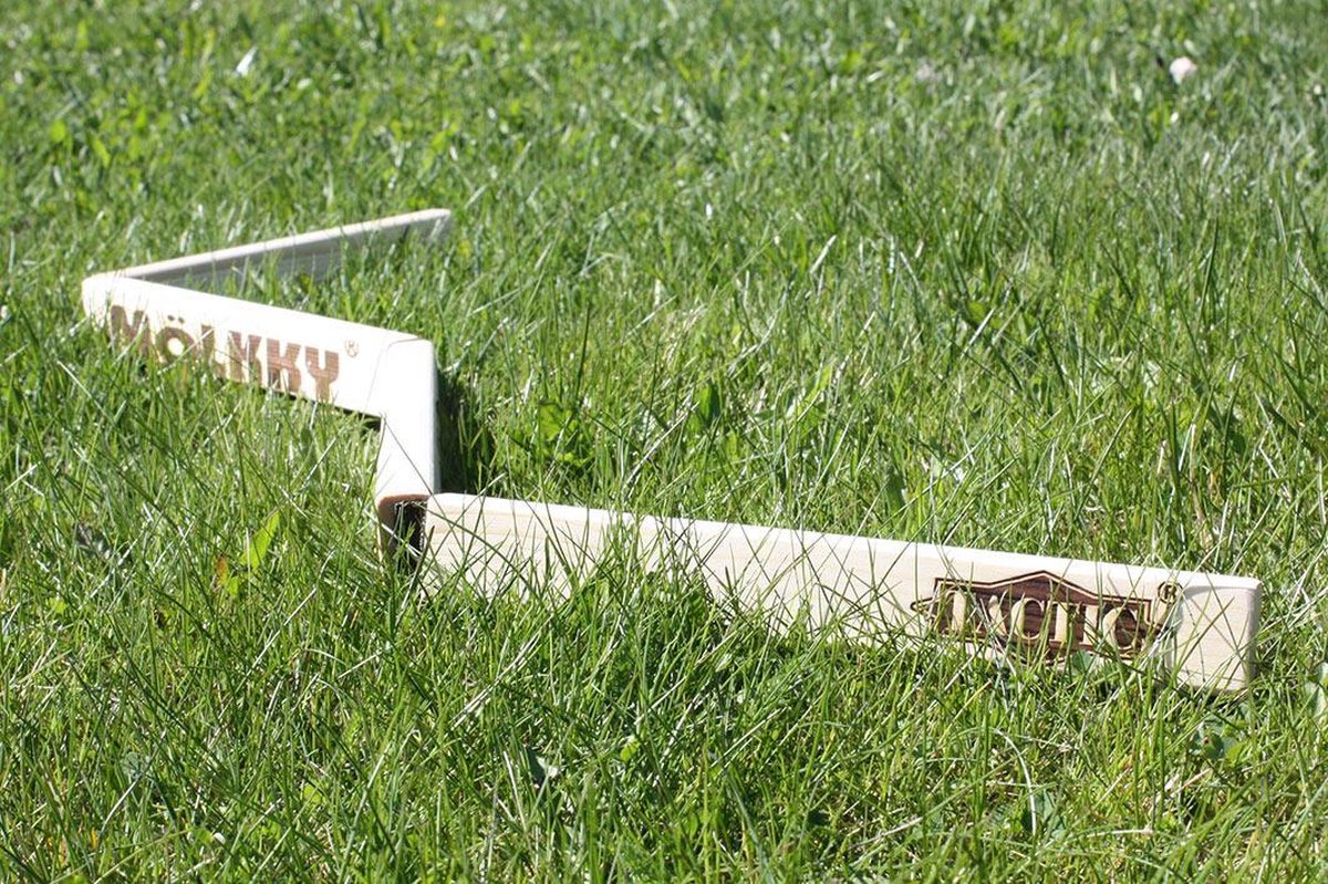 Tactic houten Meetstok Mölkky - Rood