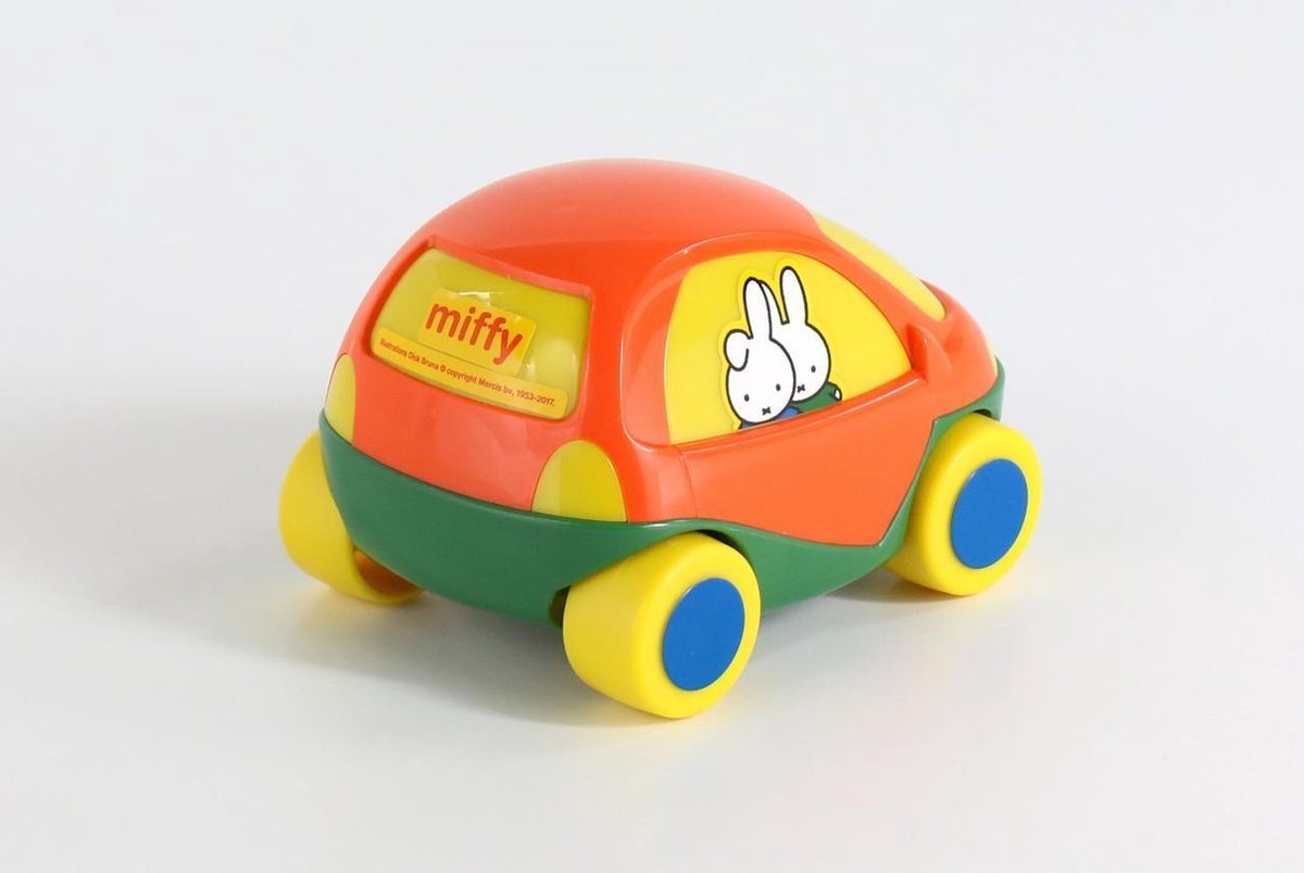 Polesie Nijntje auto 12 x 10 x 8 cm - Oranje