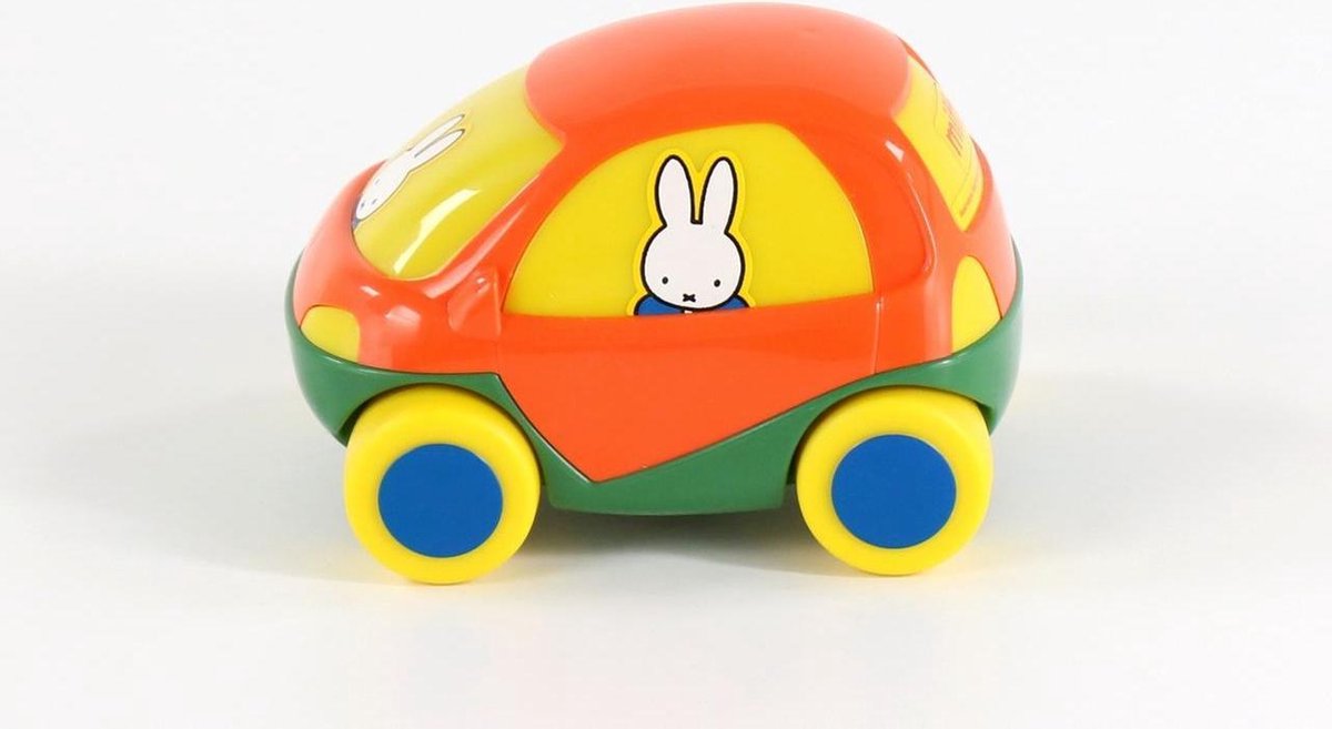 Polesie Nijntje auto 12 x 10 x 8 cm - Oranje