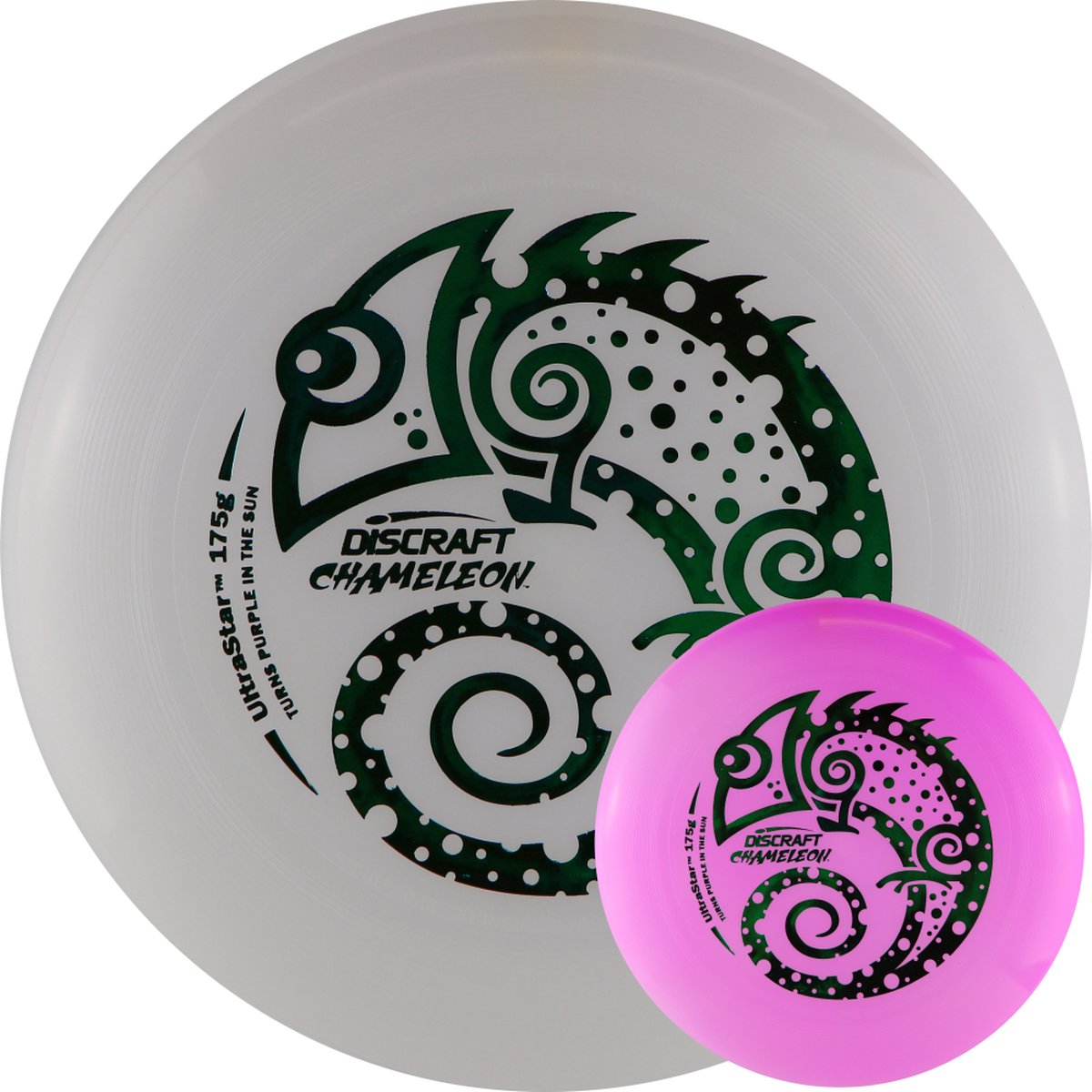 Discraft Ultra Star UV frisbee 27,5 cm 175 gram transparant