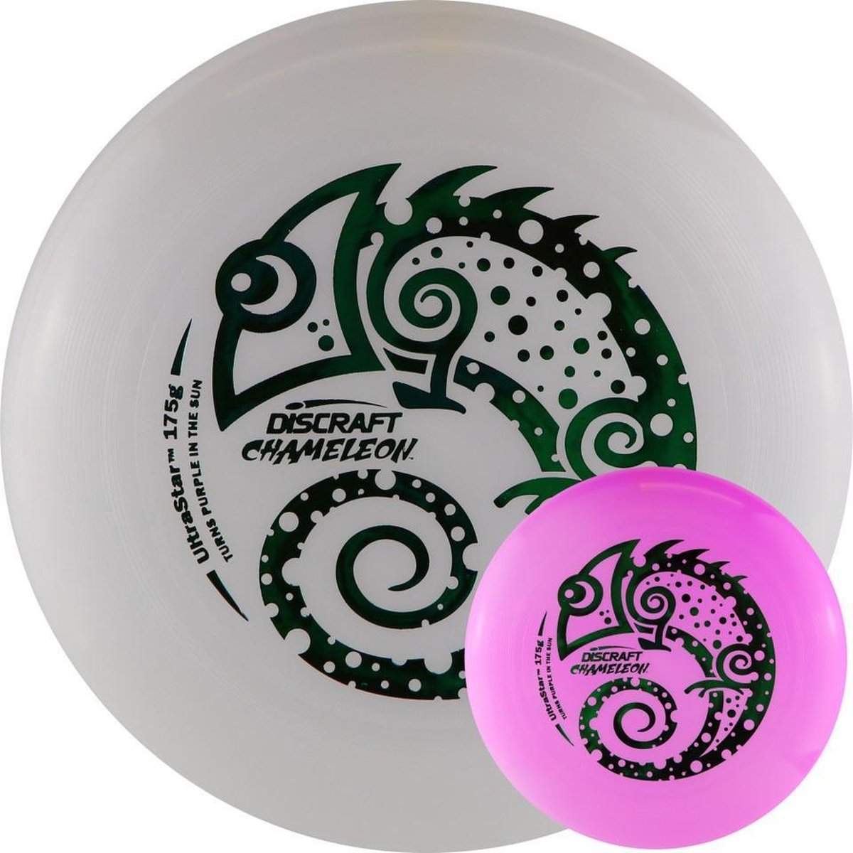 Discraft Ultra Star UV frisbee 27,5 cm 175 gram transparant