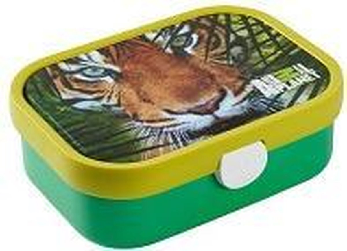 Mepal Rosti broodtrommel Animal Planet 176 x 130 x 58 mm Tijger - Groen