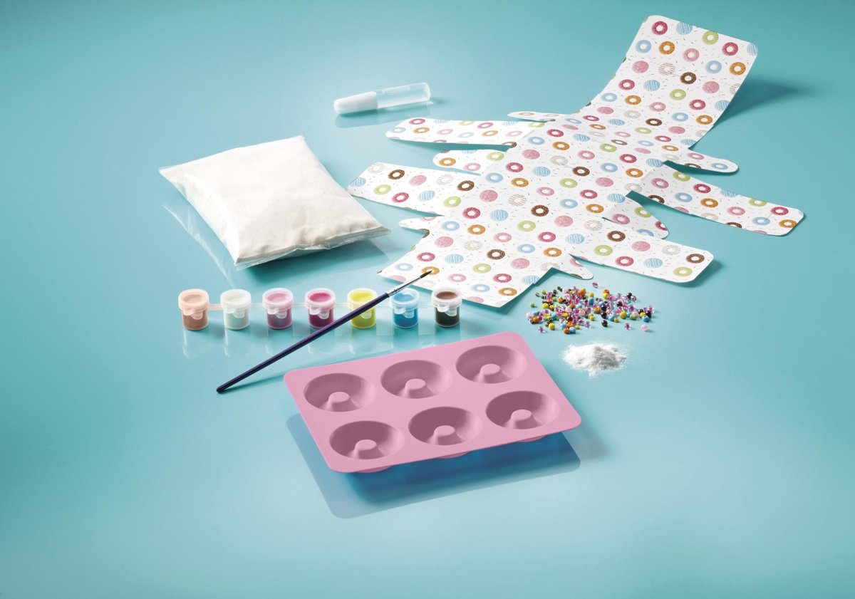 Totum gips gieten en verven: Donut Factory
