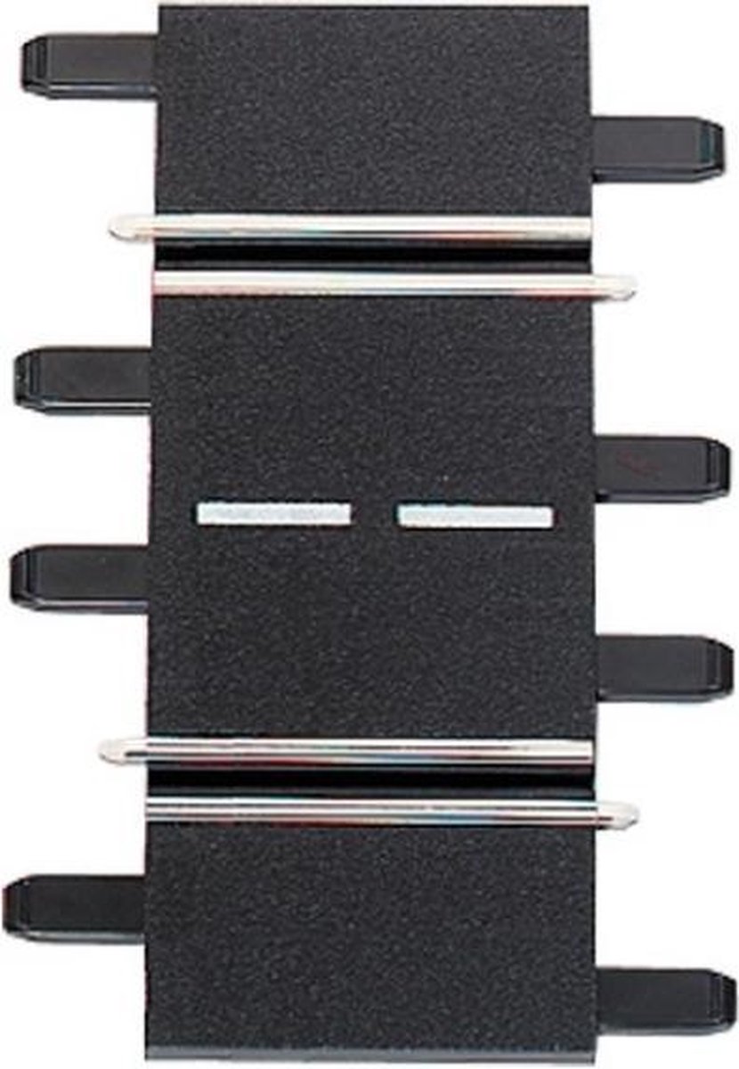 Carrera Standaard 1/4 baanstuk recht 2 stuks - Zwart