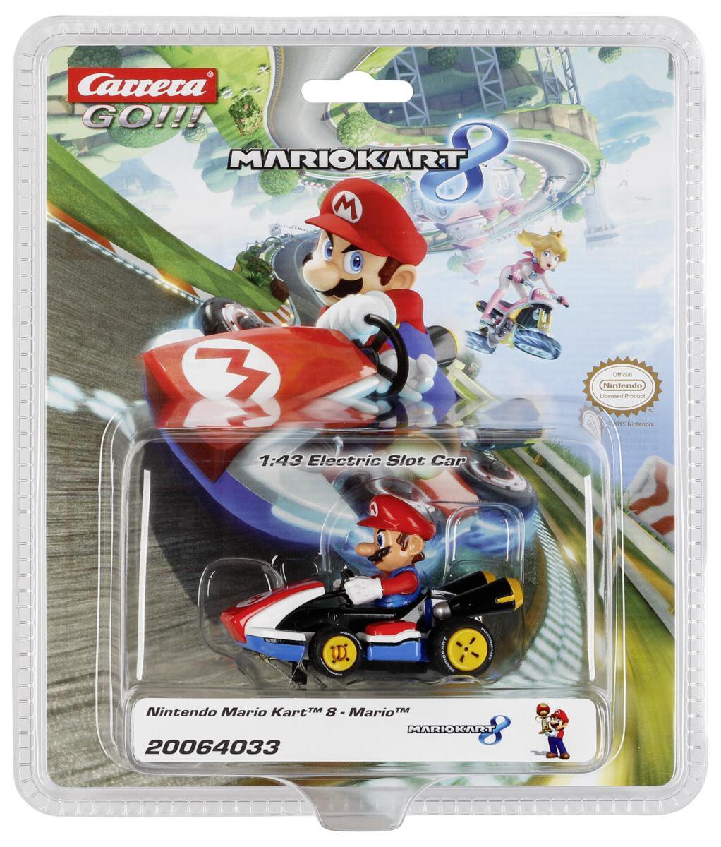 Carrera Go racebaan auto Nintendo Mario Kart™ 8 Mario - Rood