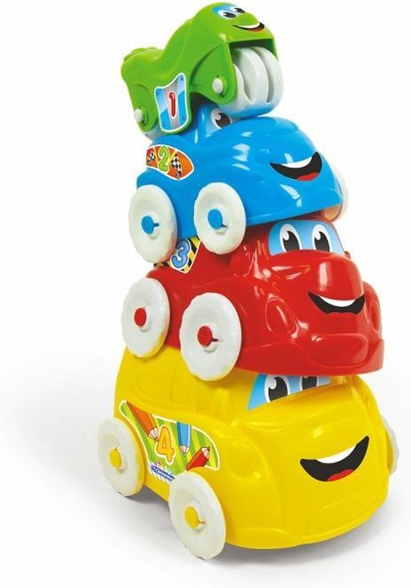 Clementoni voertuigenset 4 delig multicolor