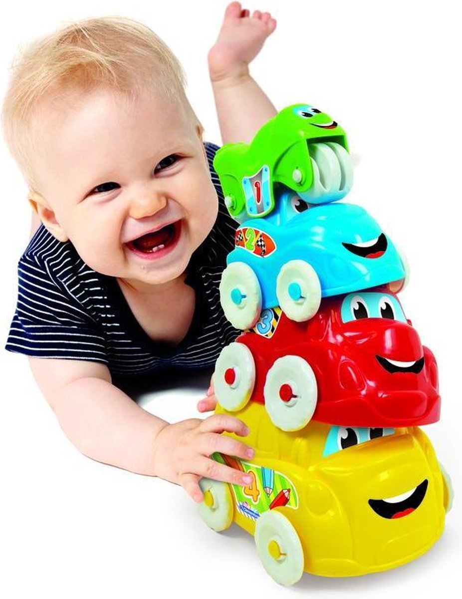 Clementoni voertuigenset 4 delig multicolor