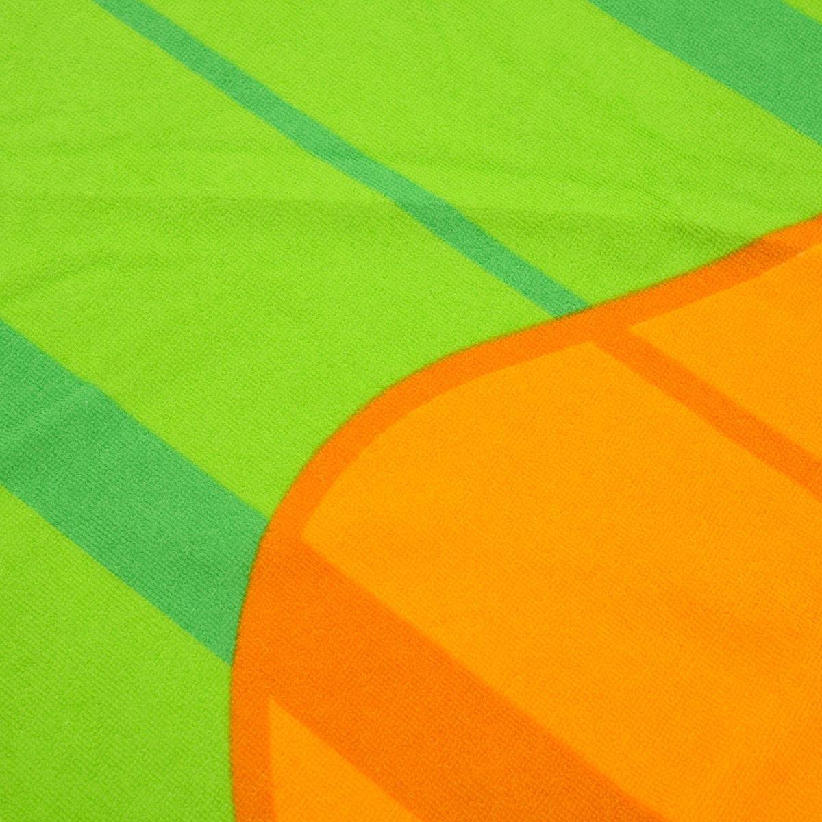 Yello strandlaken ijsje 85 x 165 cm/oranje/rood - Groen