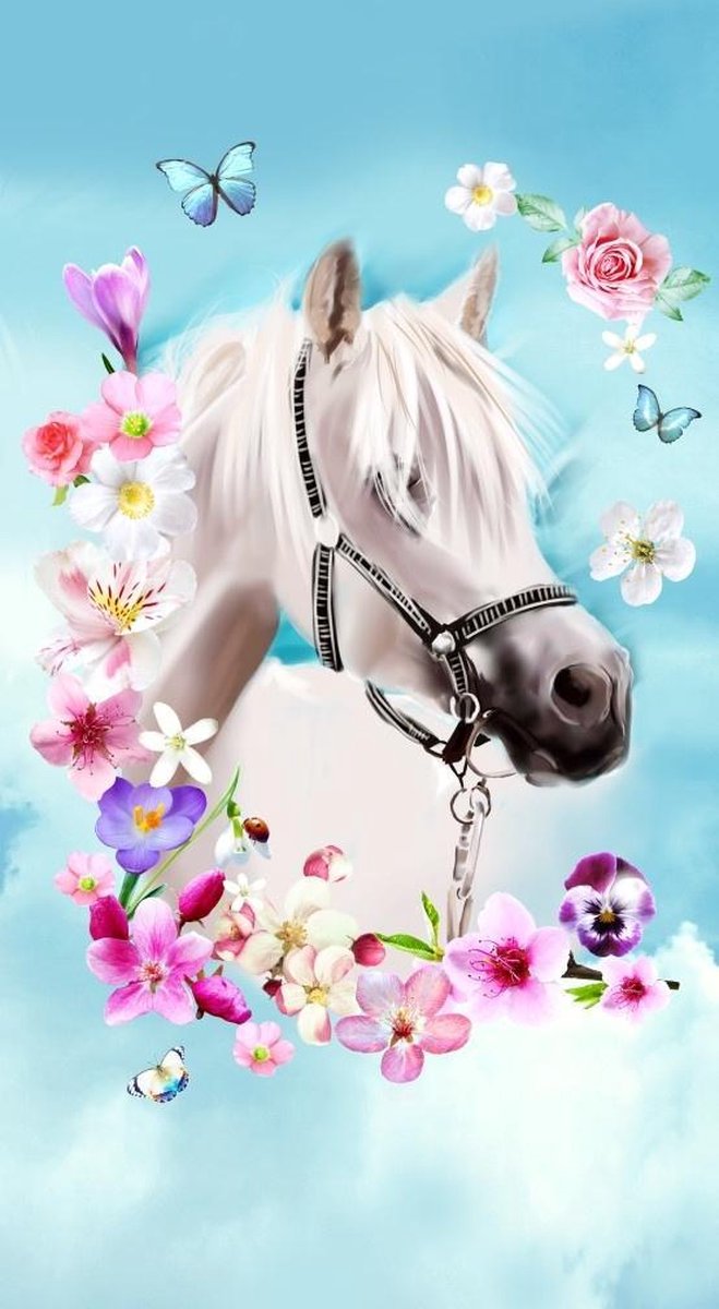 Good Morning strandlaken My Beaty 75 x 150 cm - Blauw