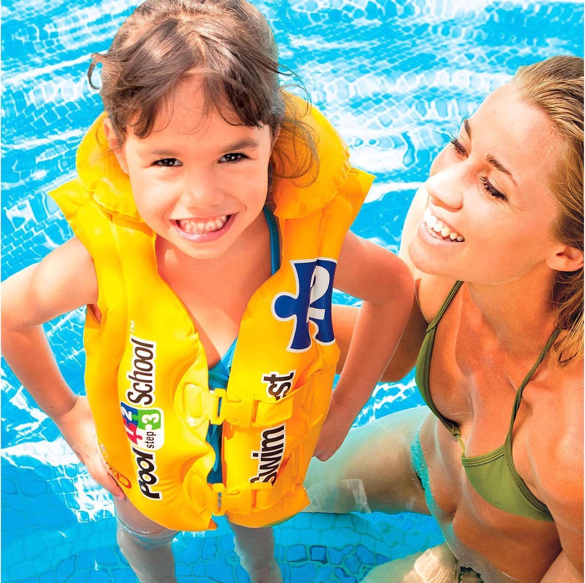 Intex opblaasbaar zwemvest Pool School junior - Amarillo