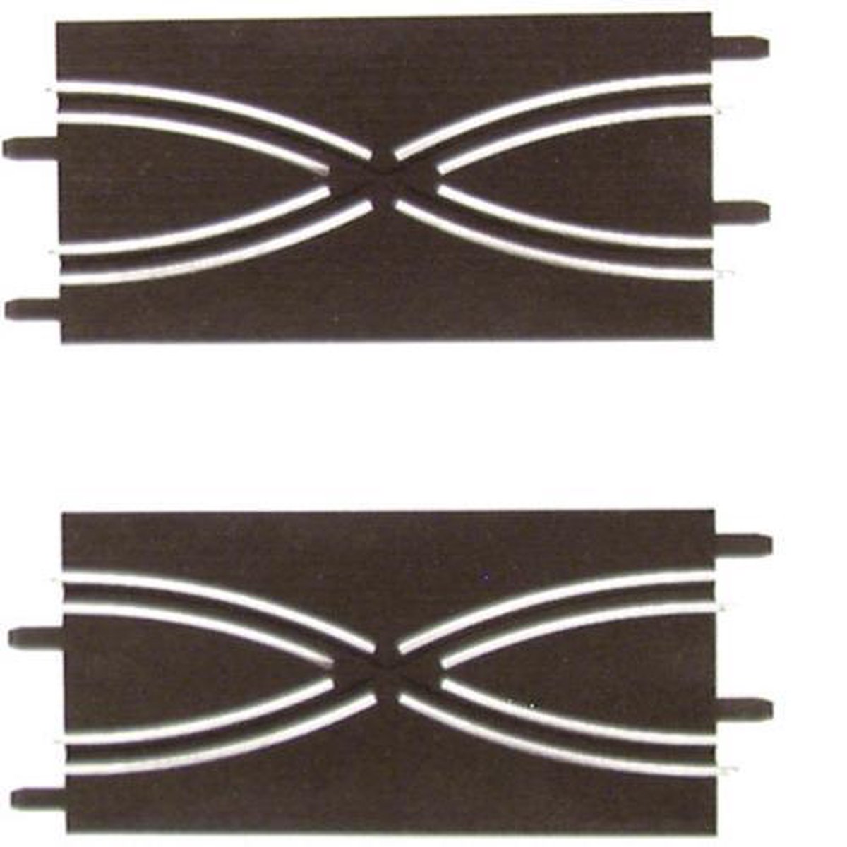 Carrera Go Spoorwisselset 2 stuks - Zwart