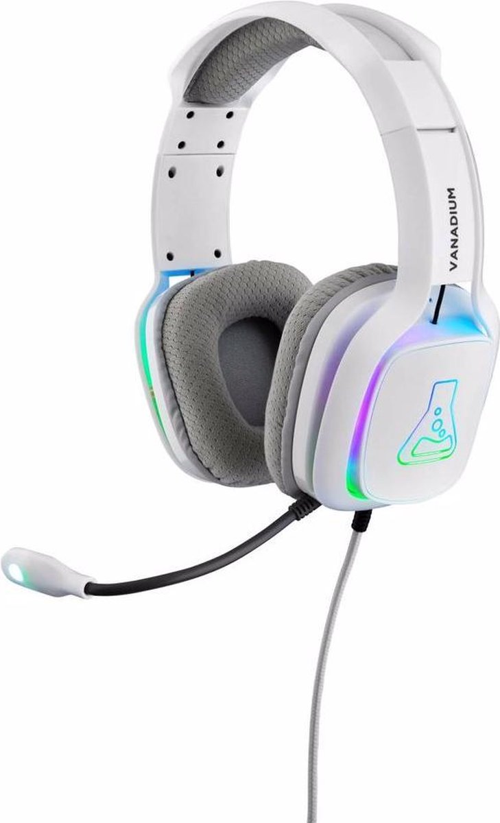 The G-Lab Headset gaming Korp Vanadium - Blanco