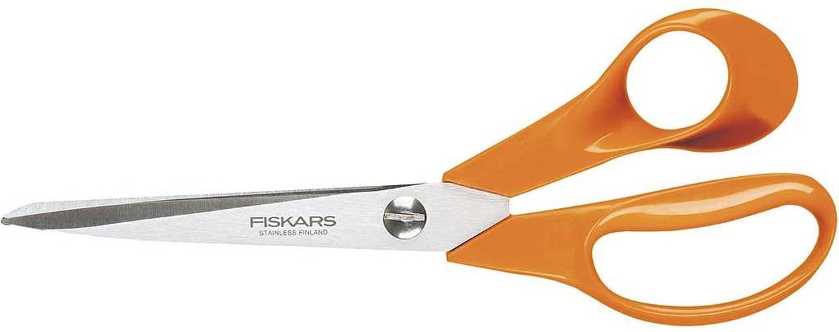 Fiskars Tijeras Classic para diestros naranja