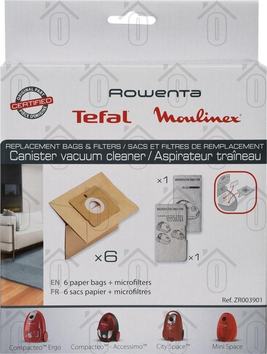 Rowenta Bolsa para aspiradoras Compacteo